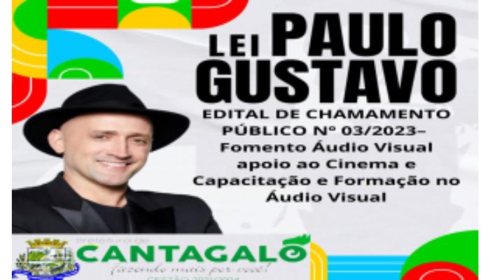 Cantagalo - Prefeitura divulga agentes culturais aprovados na analise de mérito da Lei Paulo Gustavo